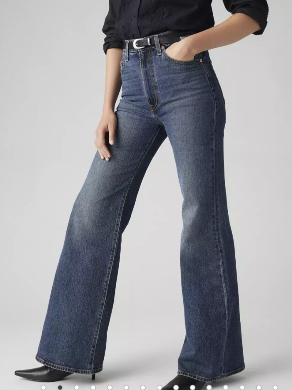 Levi's Premium Ribcage Bell Jeans